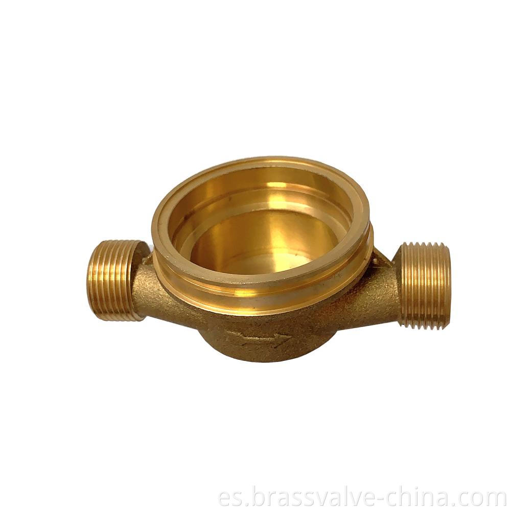 Brass Single Jet Water Meter Body